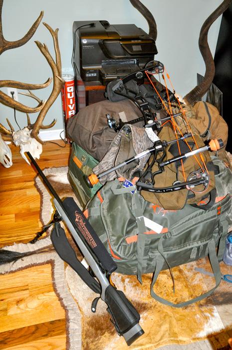 Packing for an extended hunting trip