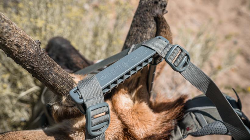 Hauling antelope meat and rack in mystery ranch pop up 38 backpack