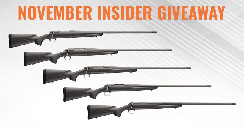 Browning x bolt pro 6.5 prc rifle giveaway
