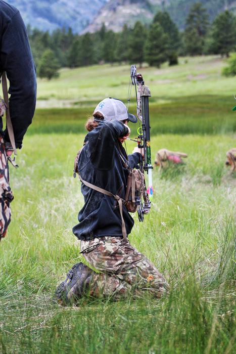 Practicing different shooting positions