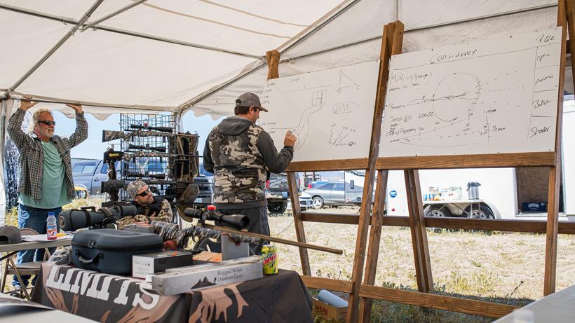 Rifle shooting school classroom session