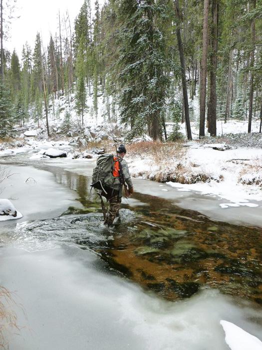 Getting away from the crowds hunting late season elk