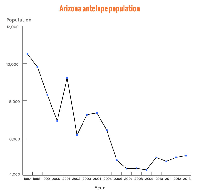 Arizona antelope population