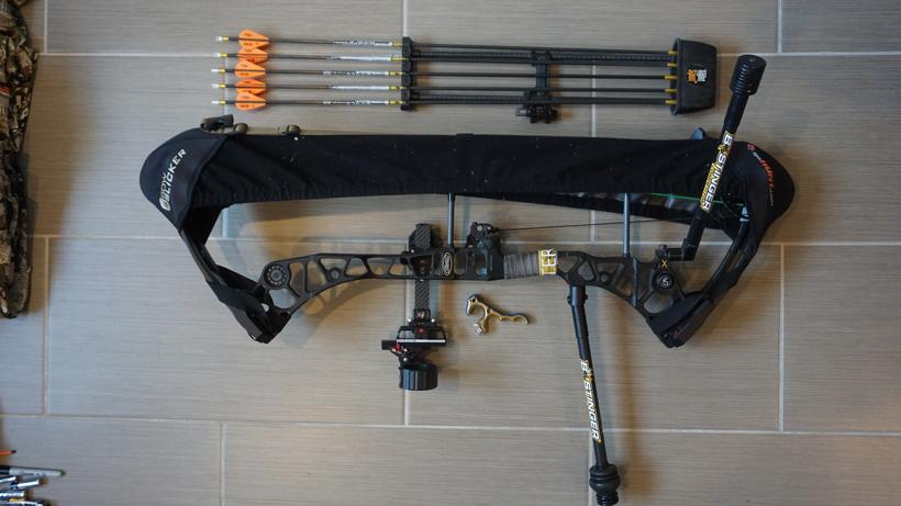 Archery setup for backcountry bowhunting