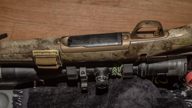 Getting ready to adjust rifle trigger tension