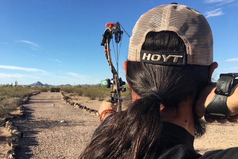 Shooting arrows at long distances