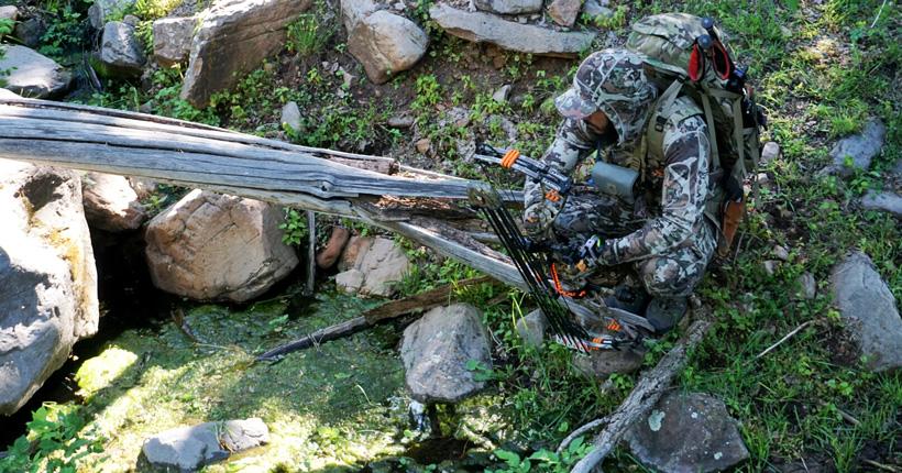 Locating water in the arizona desert for black bear hunting