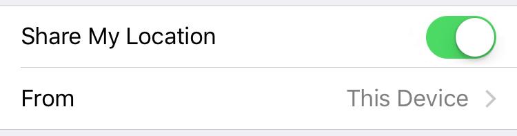 Iphone privacy location services sharing turned on