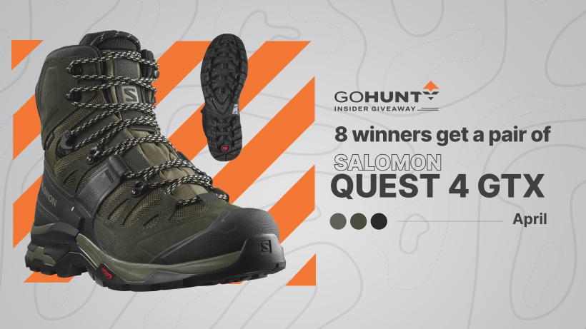 April insider giveaway salomon quest 4 gtx boots