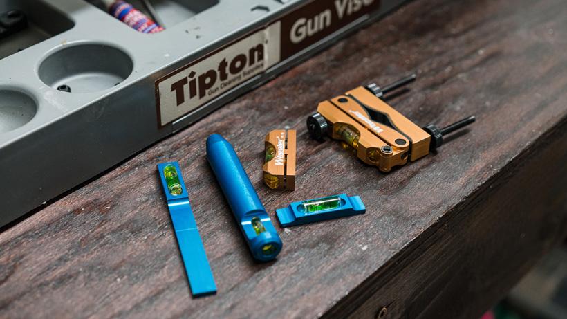 All the levels used for setting up riflescope