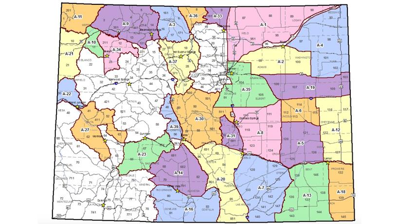 Colorado antelope data analysis unit map
