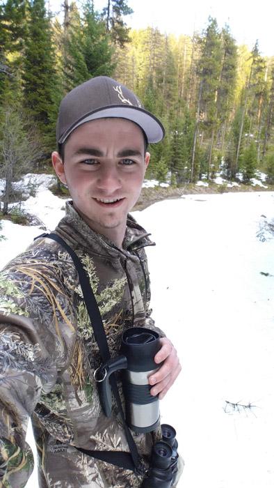 Wyatt oday hiking for bears