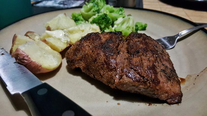 Eating coues deer meat