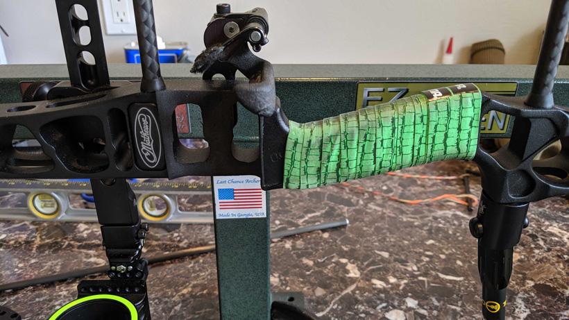 Wrapping your bow handle for a custom feel