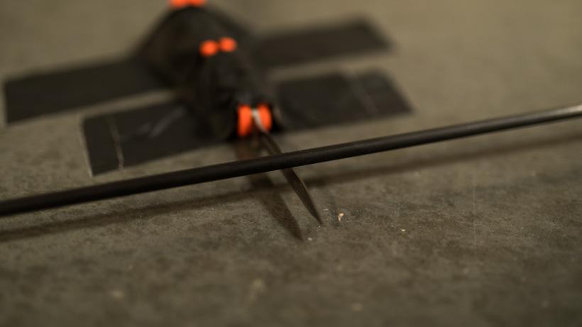 Determining the balance point of an arrow