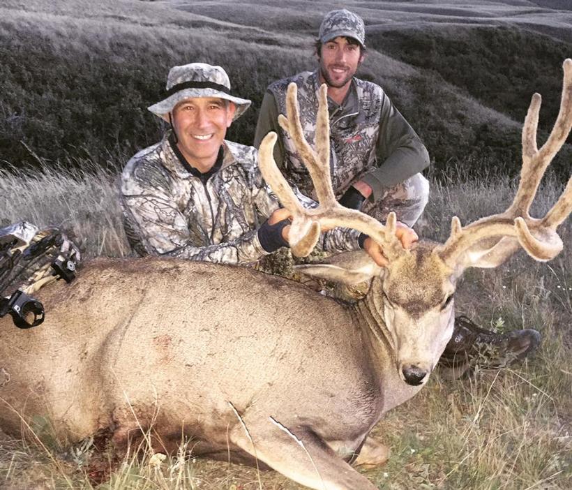 2016 montana velvet mule deer taken with northern rockies outfitters