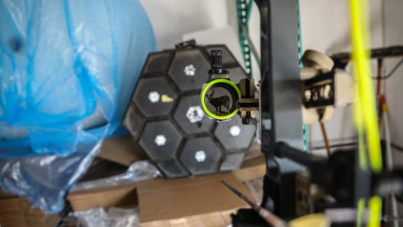 Blank bale practice with target practice sheets_0