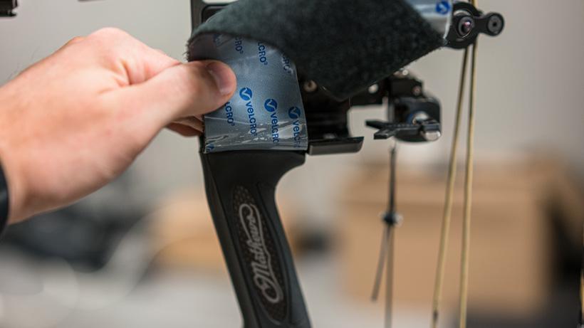 Marking where to cut velcro tape