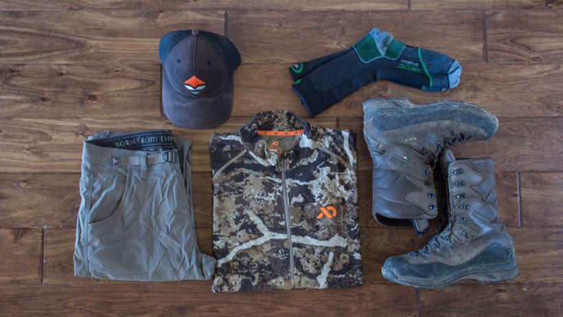 Clothes worn for high country mule deer hunt
