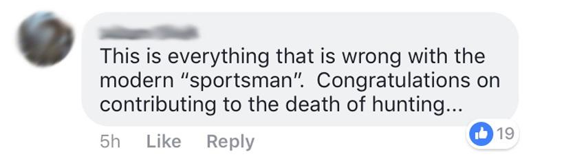 Screenshot from social media page against selling wildlife_0