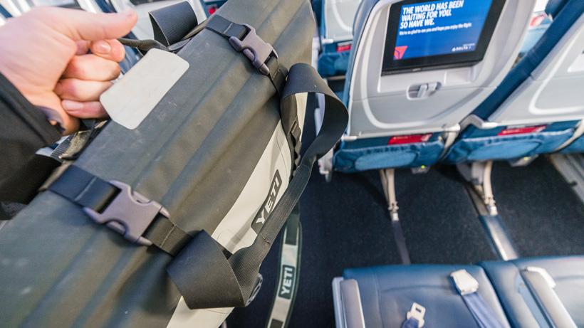 Yeti hopper m30 carry on while flying