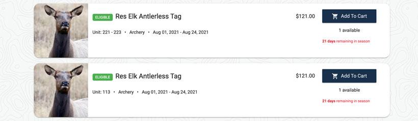 Eligible nevada first come first serve tag view