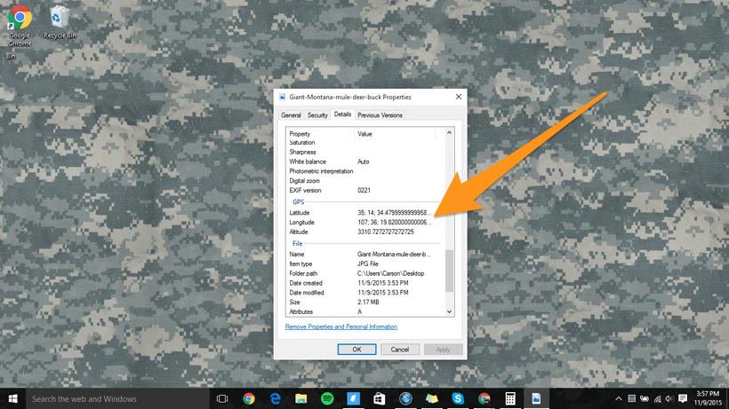 Accessing location information on windows_0