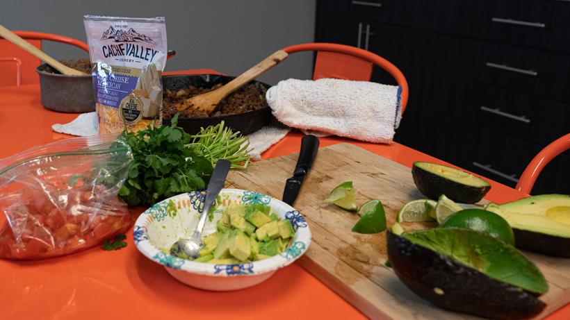 Ingredients mule deer tacos