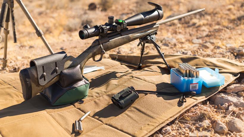 Taking a foul shot after cleaning rifle bore