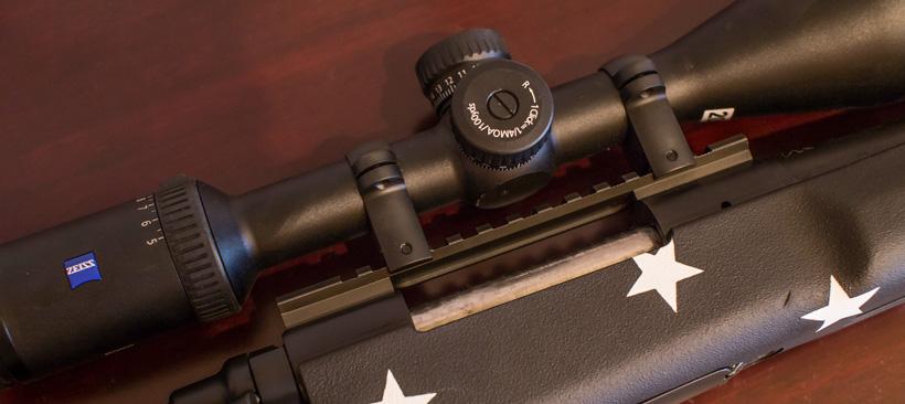 Rifle scope ring selection
