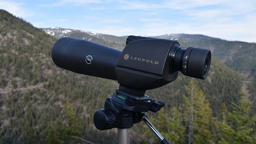 Glassing for bears with leupold spotting scope
