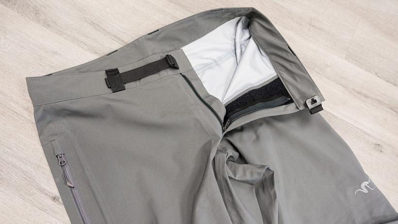 Stone glacier m5 rain pant showing contour waist system