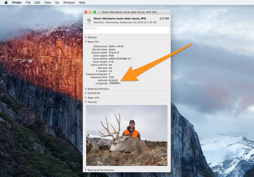 Accessing location information on mac_0