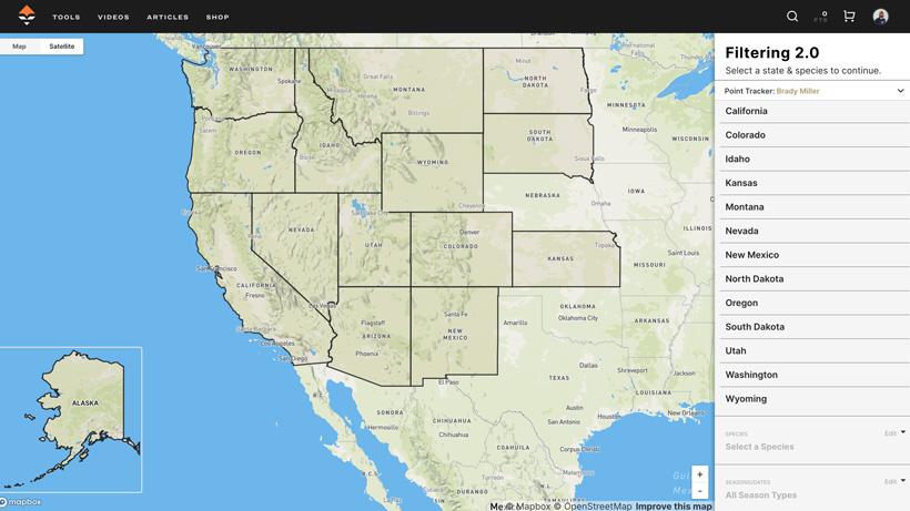 GOHUNT Filtering view