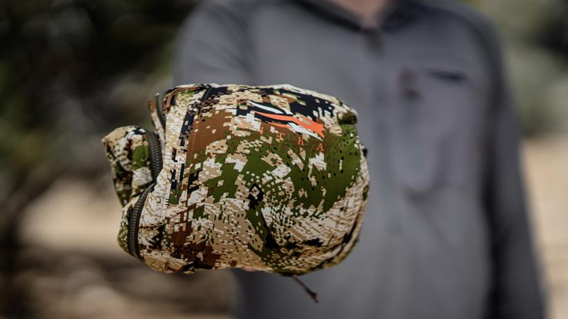 Sitka Ambient Jacket packable size