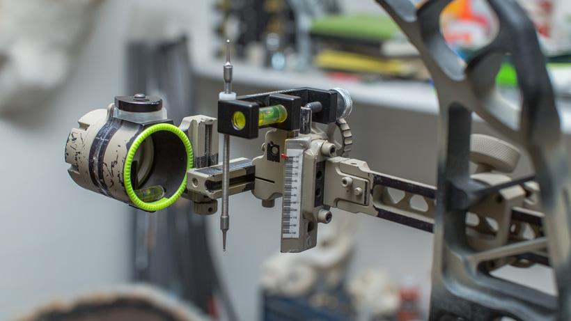 Hamskea third axis bow sight level