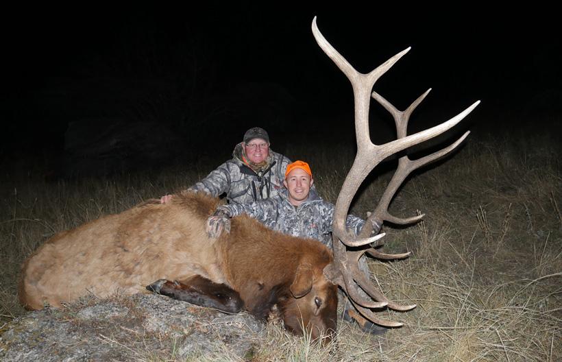 2017 wyoming bull elk taken with big horn outfitters